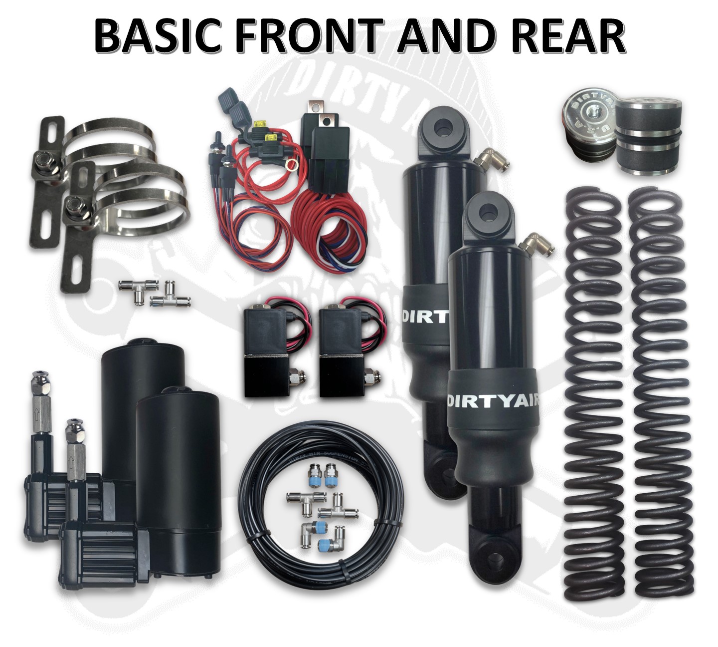 DIRTY AIR USA DIRTY AIR Basic Front and Rear Air Suspension System